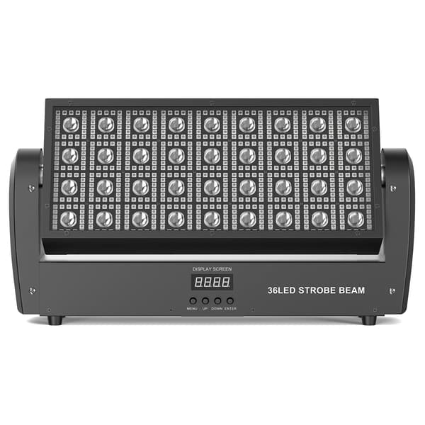 200W LED RGB Strobelys, Alsidige Indbyggede Programmer, Livlige Farveblandinger, sort, EU-stik