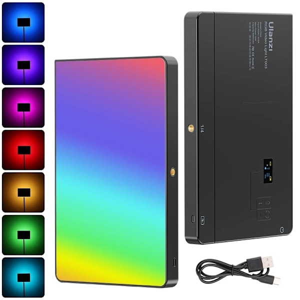 RGB Video Light, 15W Effekt, 8000mAh Batteri,LT003LT003 LT003 LT003