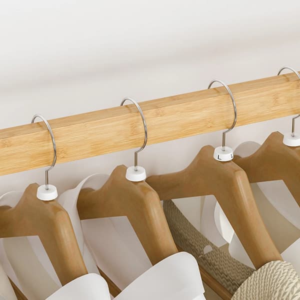 Klädhängare, Bambumaterial, Modern Design, Gul