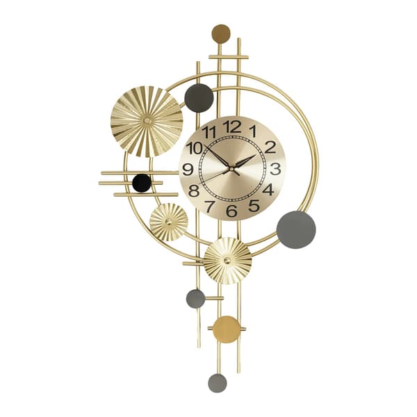 Vægur, Moderne Design, Stille Drift, Guld