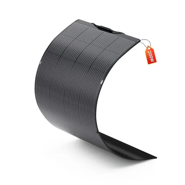 Solpanel, Flexibel Design, Hög Effektivitet, 200W
