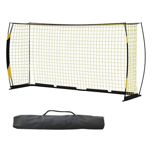 Fodboldmål, Robust Ramme, Bærbar Design, Gul
