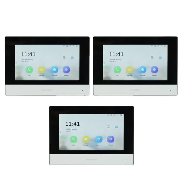 Indendørs Monitor, Multi-Sprog Support, Wi-Fi og PoE Forbindelse, 3 stk