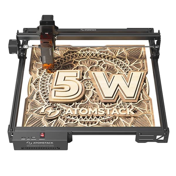 Lasergravør, Høj Præcision, Hurtig Gravering Hastighed, A5 Pro V2-5W, EU