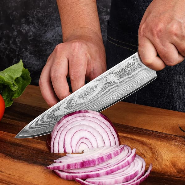 Kockkniv, Miljövänlig Design, Höglegerat Stål,8 tum