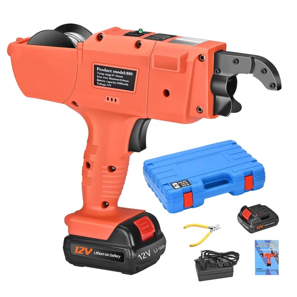 Armeringsbindningsmaskin, Automatisk drift, Dubbel batterikraft, EU PLUG 220V