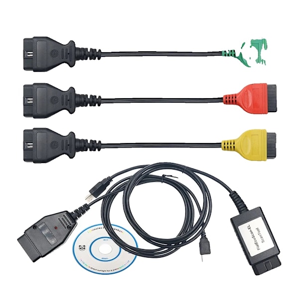 Fiatecuscan-sovitin, OBD2-liitin, diagnostiikka, Multicuscan