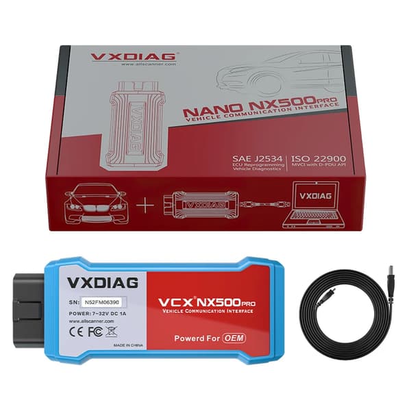 OBD2 Scanner, ECU Programmering, Multi-System Kompatibilitet, WIFI NX500 PRO