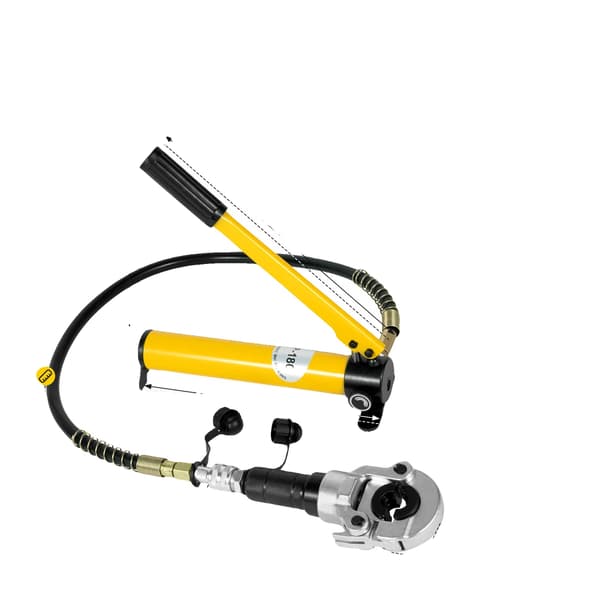 Hydraulisk Crimping Værktøjssæt, 6 Tons Kompression, Alsidige Støbeindstillinger, Gul