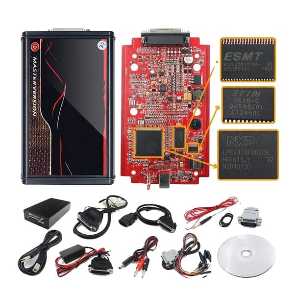 Bil ECU Chip Tuning Værktøj, LED Display, 40PCS Pin