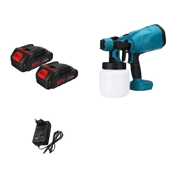 Langaton maaliruisku, ladattava, Makita 18v akku 2 Battery Blue