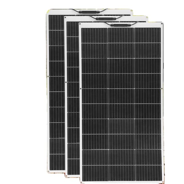 Solpanel, Fleksibelt Design, Høj Effektivitet, 3stk 100w