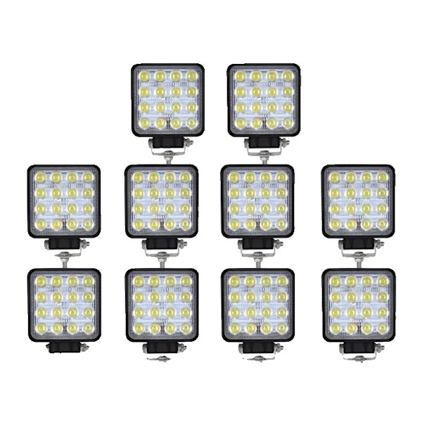 LED arbejdslampe, 4 tommer, 48W