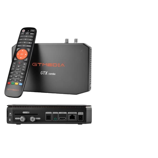 Smart TV-boks, 8K understøttelse, dual DVB og Android-funktionalitet, GTX Combo, EU Stik