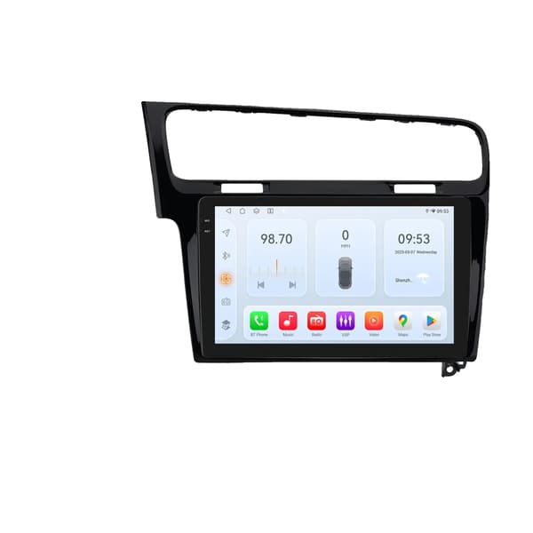 Bil Audio System, Multimedia Afspilning, Touchscreen Interface, Kompatibel med Golf 7 2013-2017, QS4 B-4G 8Core-4G 32G
