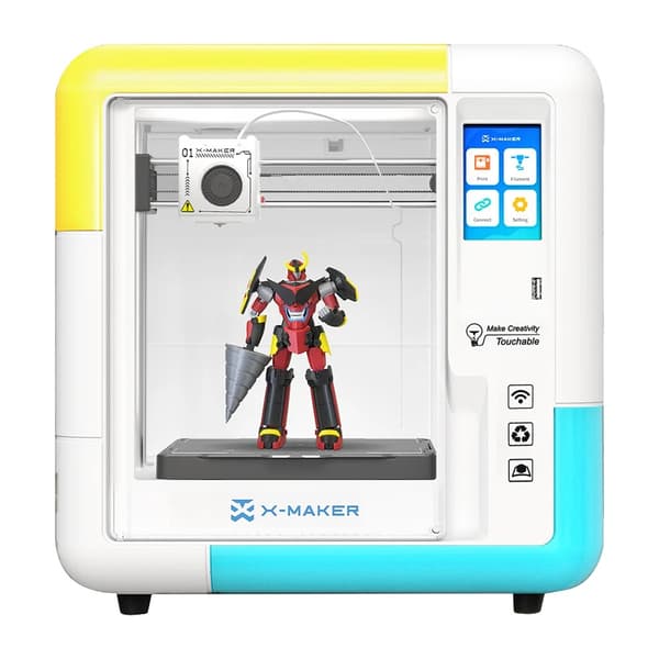 3D-printer, nem kreativ design, sikker og stille drift, X-MAKER AI + V4.0, EU