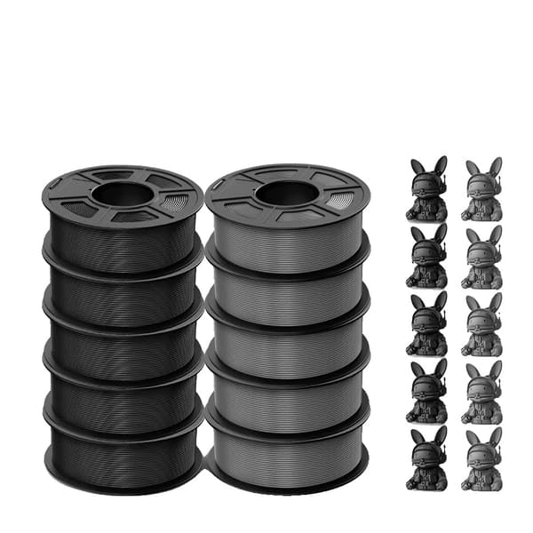 3D Printer Filament, Easy ABS, 1KG/Rulle, ABS Material, Nem ABS 5BK 5GY