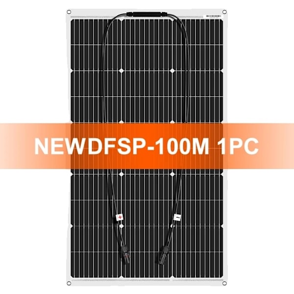 Fleksibelt solcellepanel, vandtæt, 12V solbatteripakke, 1PC NY 1PC NEW 1PC NEW