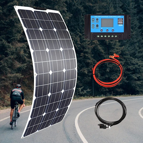 Joustava Monokristallinen Aurinkopaneeli, 100W-400W, Korkea Tehokkuus ja Kestävyys,100W PET-paneelisarja 100W PET Panel Kit 100W PET Panel Kit
