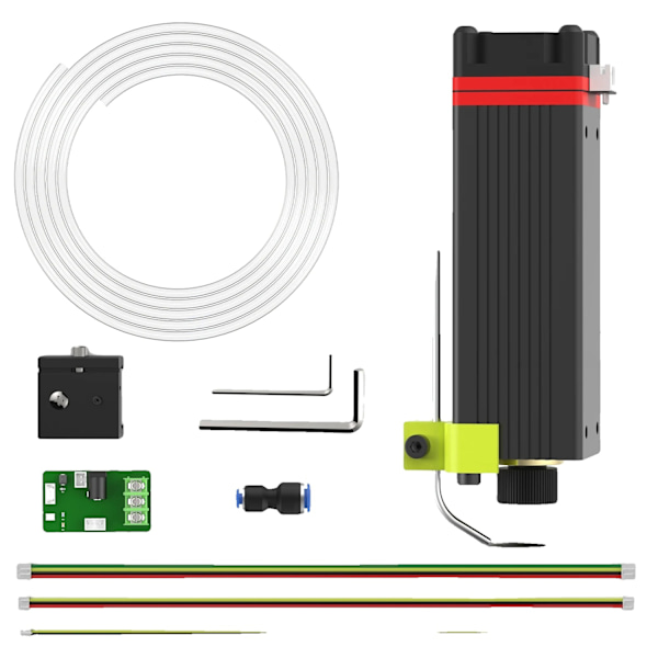 Lasermodul til CNC-skæremaskine, PWM- og TTL-styring, 30mm brændvidde,N30820 20W + Luftassistance N30820 20W + Air Assist N30820 20W + Air Assist