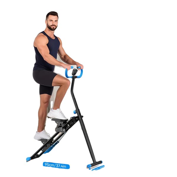 Trappe Stepper, Justerbare Håndtag, LCD Skærm, Beige