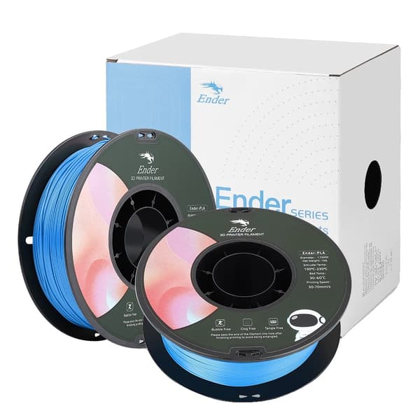 3D PLA Filament, 1,75 mm Diameter, 1 kg Vikt, 2KG Blå