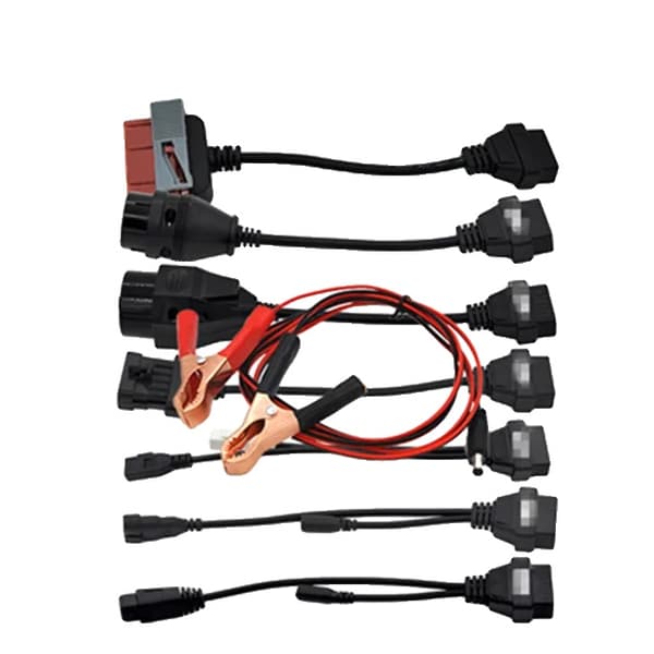 Diagnostikkablar Set, Fullt 8 Kablar, OBDII Kontakt, Bilkablar
