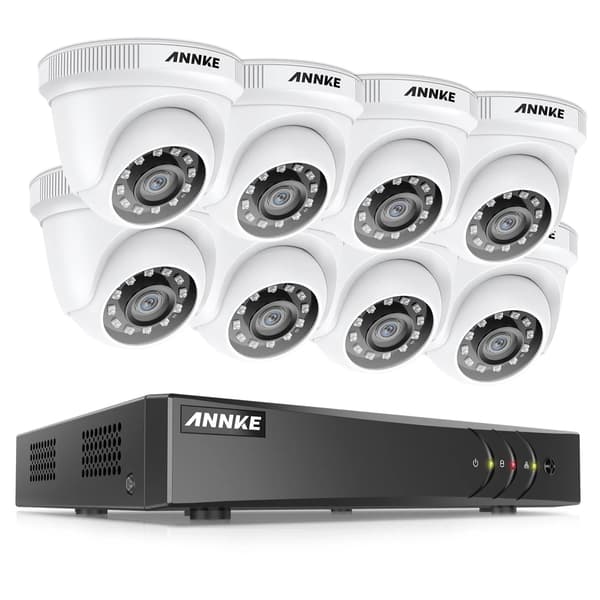 Videoovervågningssystem, 8CH forbindelse, 1080P opløsning, DW81KD-58BM, Ingen