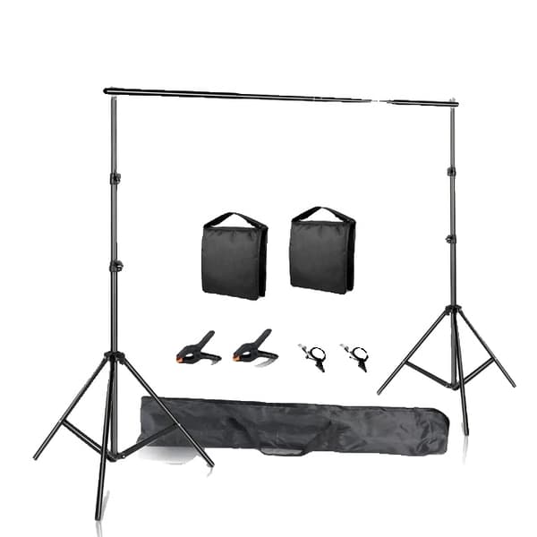 Baggrundsstøttesystem, Justerbar Højde, Kompakt Bærepose, 2Mx2M-b, Ny fleksibel sandpose-d
