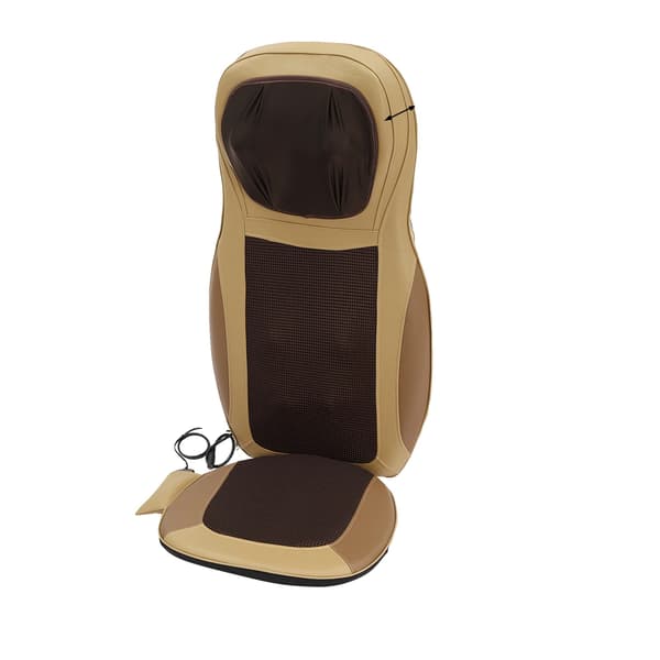 Shiatsu Massagepude, Dyb Massage, Varmefunktion, HVID