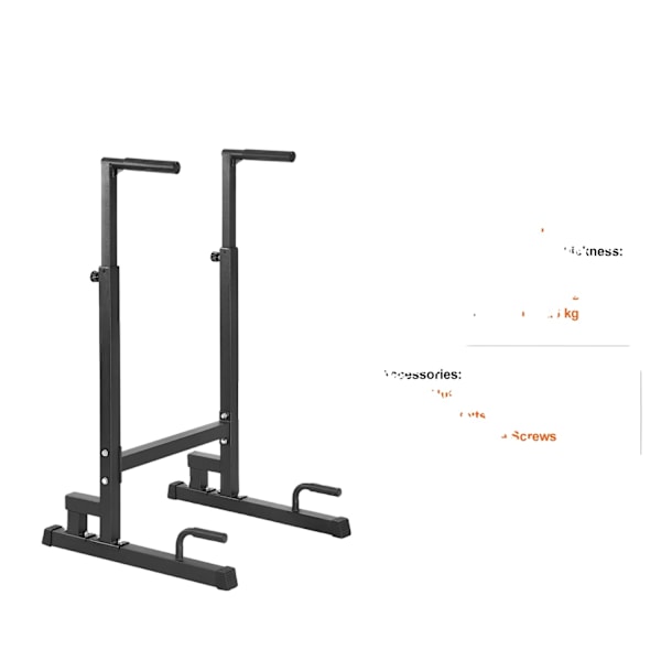 Justerbar Power Tower Pull Up Bar Station, 8 Højdeniveauer, 500 lbs Kapacitet,51 tommer 51inch 51inch