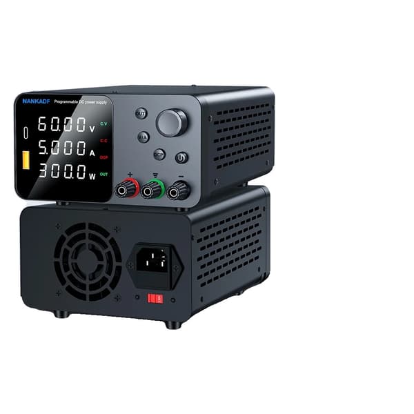 Strømforsyning, Justerbart spændingsområde, Høj udgangsstrøm, TPS605 60V 5A 300W