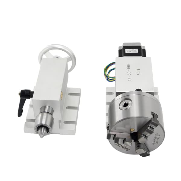 Harmonisk reducerväxel, 3-käftskä chuck, hög precision, 50 1