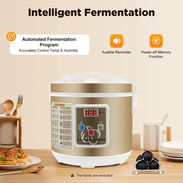 Hvidløg Fermentator, Intelligent Kontrol, Pladsbesparende Design, MULTI