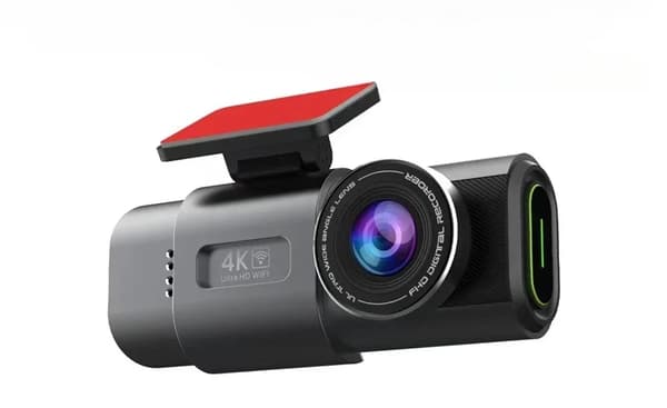 4K DashCam Mini Camera Recorder, Dual Lens, GPS, WiFi,Endast 4K Dashcam