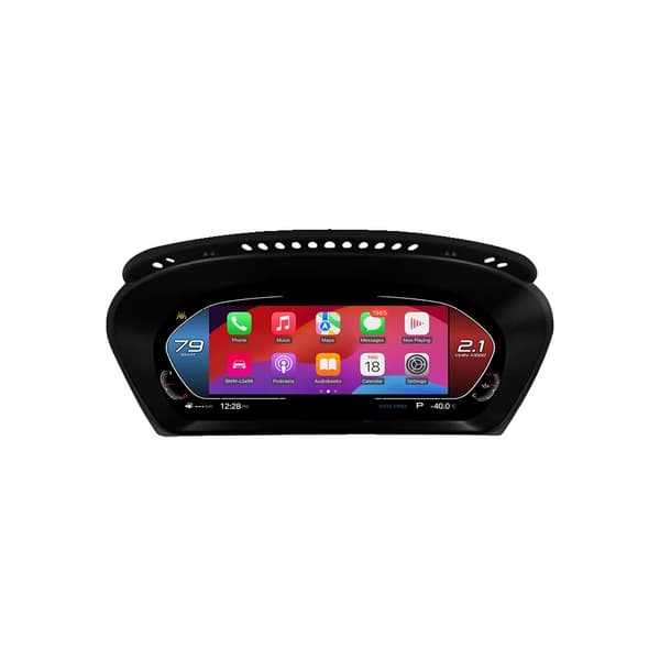 Instrumenttiryhmäpaneeli, 12,3 tuuman näyttö, CarPlay- ja Android Auto -yhteensopiva, E70/E71-CarPlayn kanssa