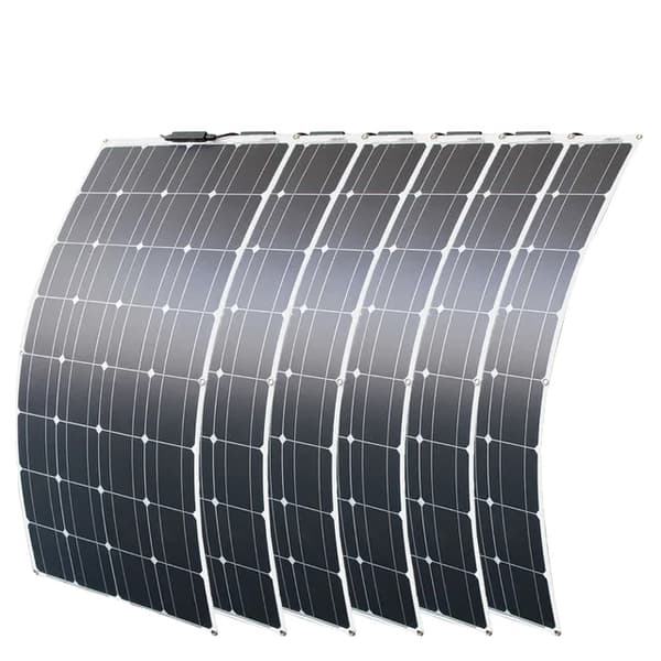 Solpanel, Monokrystallinsk, Fleksibel Design, 600w solpanel