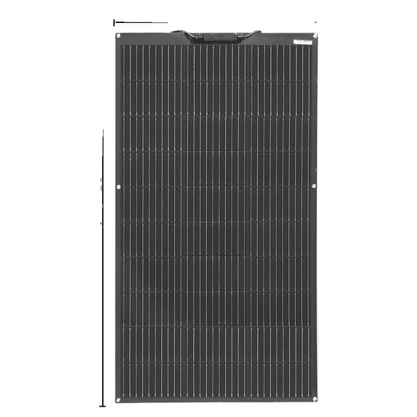 Solpanel, Monokrystallinsk, Fleksibel Design, 16,5V 100W