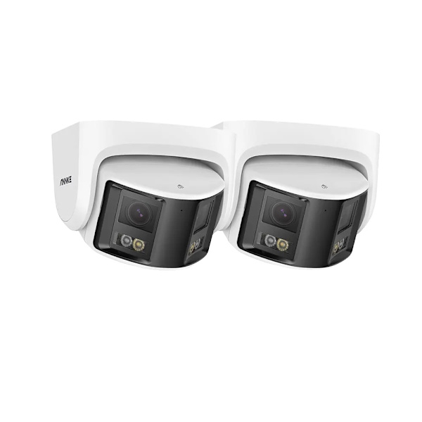 4K Säkerhetskamera, AI-människodetektering, 180° bredvinkelstäckning,2 stycken I91DX 2PCS I91DX