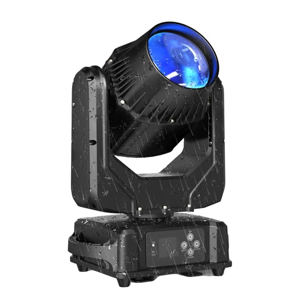 LED Moving Head Lys, Vandtæt Design, Alsidige Effekter, sort, EU stik
