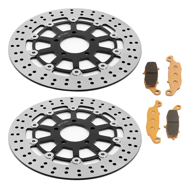 Bremseplader, Holdbart Rustfrit Stål, Pålidelig Bremseydelse, V-Strom 650 04-06 C