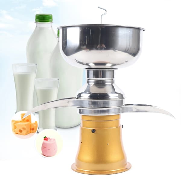 Flødeskiller, 50L/t Kapacitet, Rustfrit Stål Konstruktion, Gul