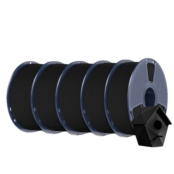 3D-printer filament, PLA-material, høj gennemsigtighed, 5KG Sort