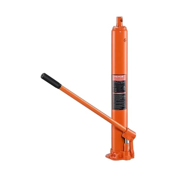 Hydraulisk lång ramjack, 4 ton kapacitet, enkel kolvpump, motorlyftkompatibel