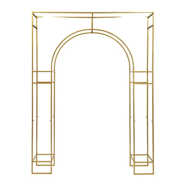 Bryllupsbue Stativ, Holdbart Kulstofstål, Fritstående Design, Guld, M