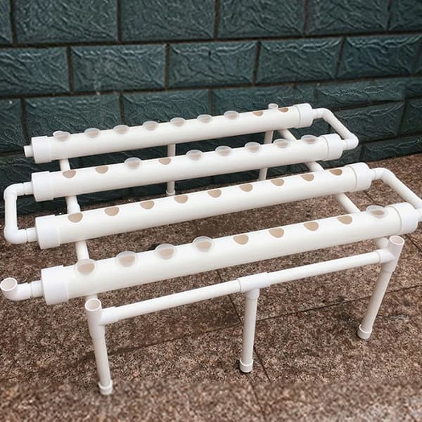 Hydroponiskt odlingssystem, 36 planteringsplatser, effektiv vattenanvändning, PVC-U-material