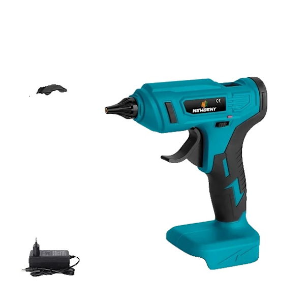 Trådlös elektrisk varm smältlimspistol, 100W effekt, uppladdningsbar för Makita 18V batteri., 2 Batteri EU-kontakt 2 Battery EU Plug 2 Battery EU Plug