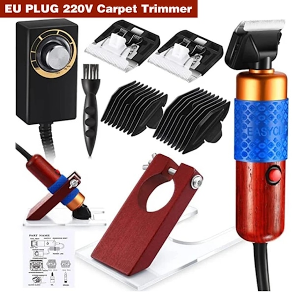 Tuftningspistolset, elektriskt, mattvävning, EU -plugtrimmer EU PLUG Trimmer EU PLUG Trimmer