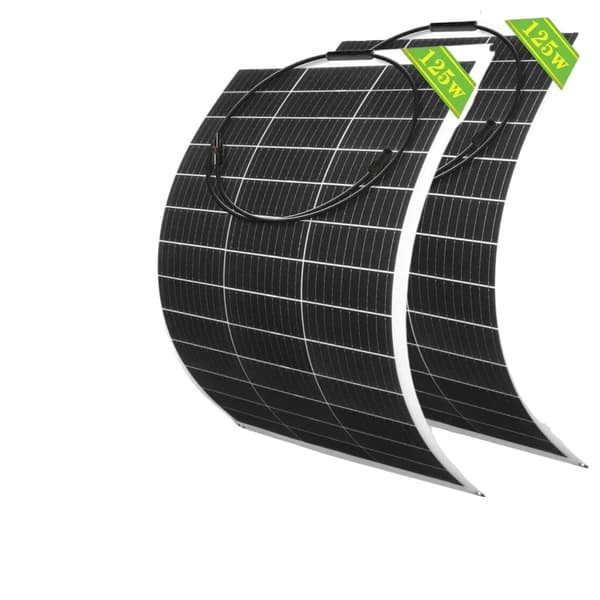 Flexibel Solpanel, Lätt Design, Hög Konverteringseffektivitet, 2PCS   125W
