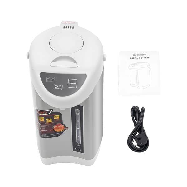 Vandkedel, 750W Effekt, 4L Kapacitet, GRÅ